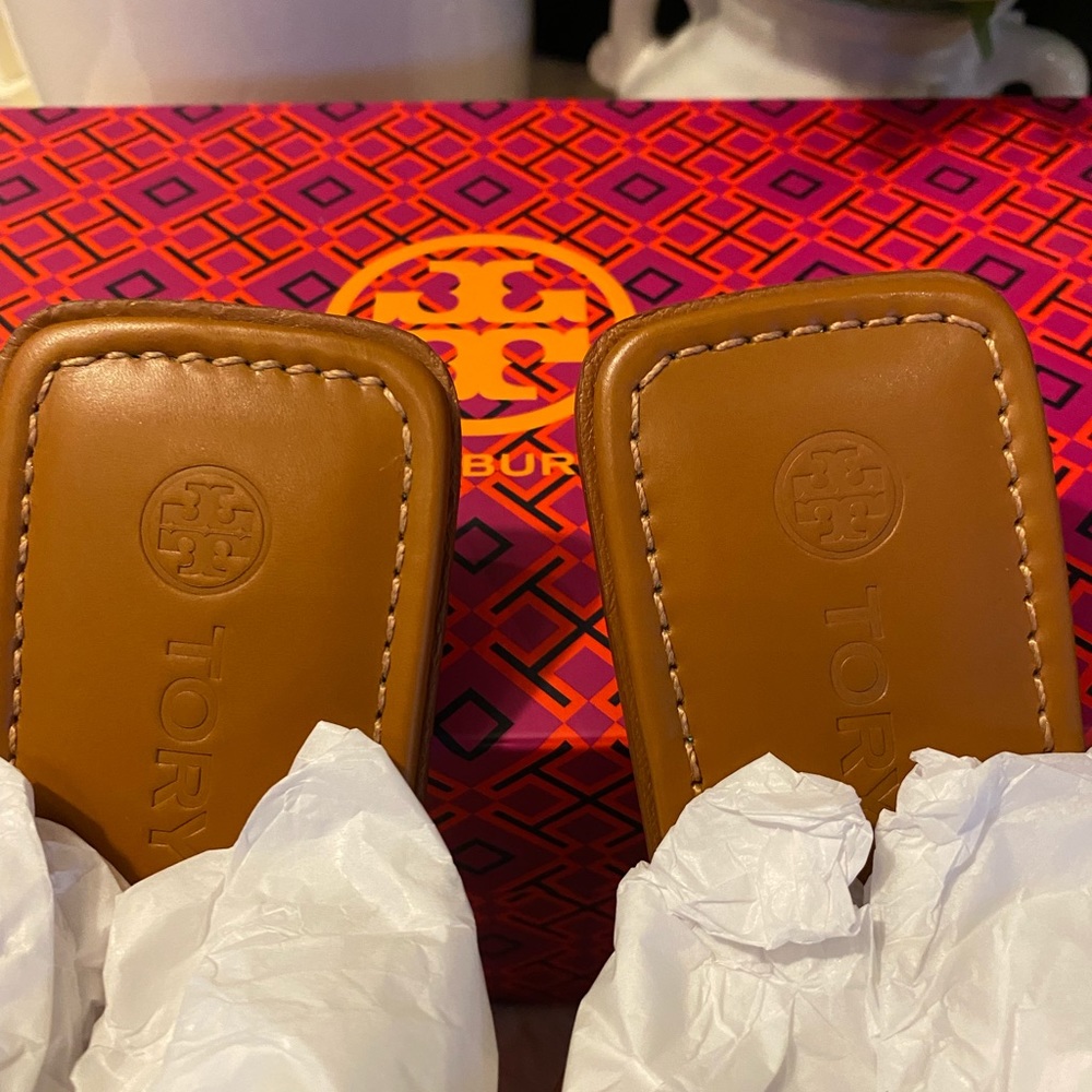 ✨NIB✨Tory Burch Georgia Sandal Calf Leather - Picture 7 of 9